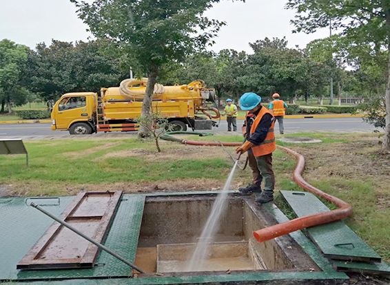 西塞山化油池清理
